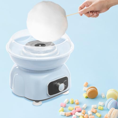 Zuckerwattemaschinen-Set 500W 22x23cm Elektrische Zuckerwattemaschine für Zuhause Retro Cotton Candy Maschine mit 10x Bambus-Stäbchen Zuckerwatte Maschine im Aussehen eines Astronauten – Bild 6