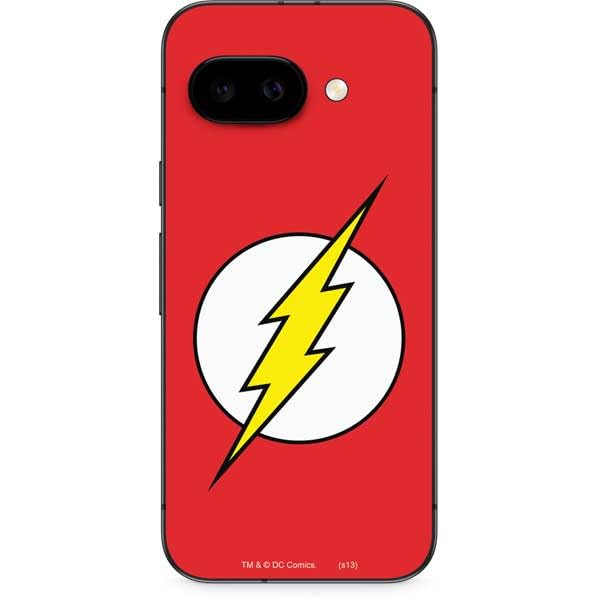 Skinit Decal Phone Skin Compatible with Google Pixel 9a - Officially Licensed DC Comics The Flash Original Emblem Design