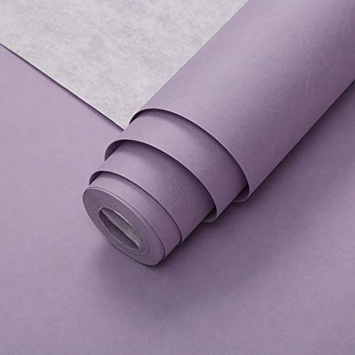 Papier Peint Soie Non Tissé Violet Salon Chambre à Coucher Intissé
