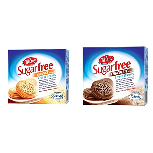 Image of Tiffany Biscuit Sugar Free Orange, 162g & Biscuit Sugar Free Chocolate, 162g