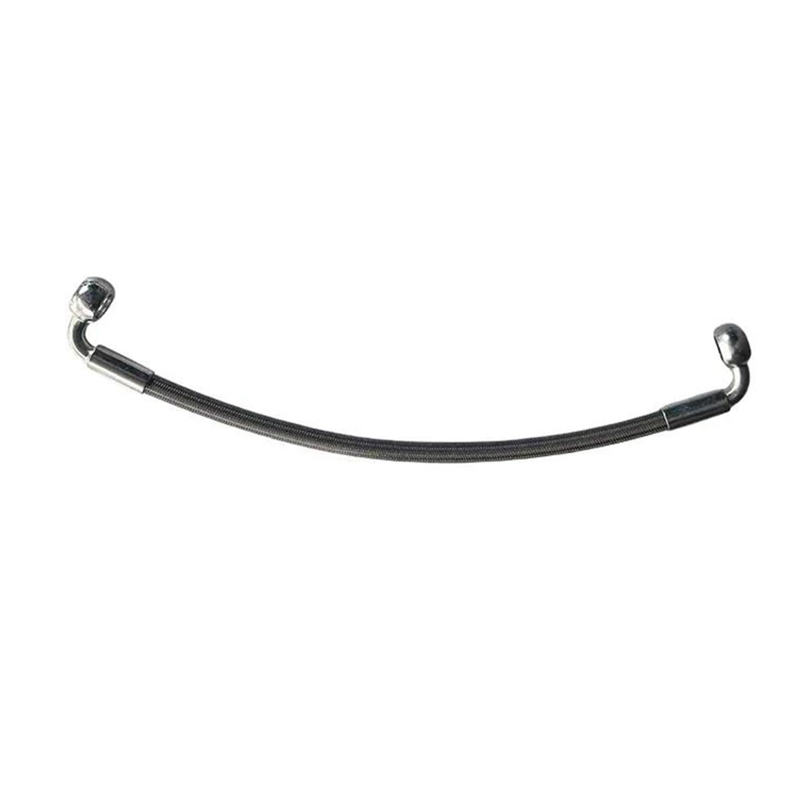 Tubo flessibile dell'olio Raccordi Per Tubi Freno Anteriore E Posteriore Rinforzati Idraulici Per Motociclette M10 90°-90° In Acciaio Inossidabile Intrecciato Per Dell'olio(250cm)