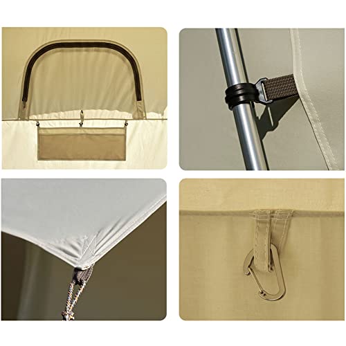Carpa Familiar para Camping Doble Capa 3-4 Personas miniatura 4
