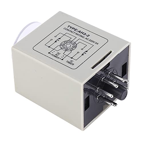 Relé de Tempo Mini para Ah3 2, Relés de Palheta Temporizadores Em Miniatura (10S)