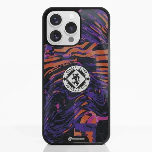 Coque TPU iPhone 15 Pro Max Dundee United noire protection téléphone football