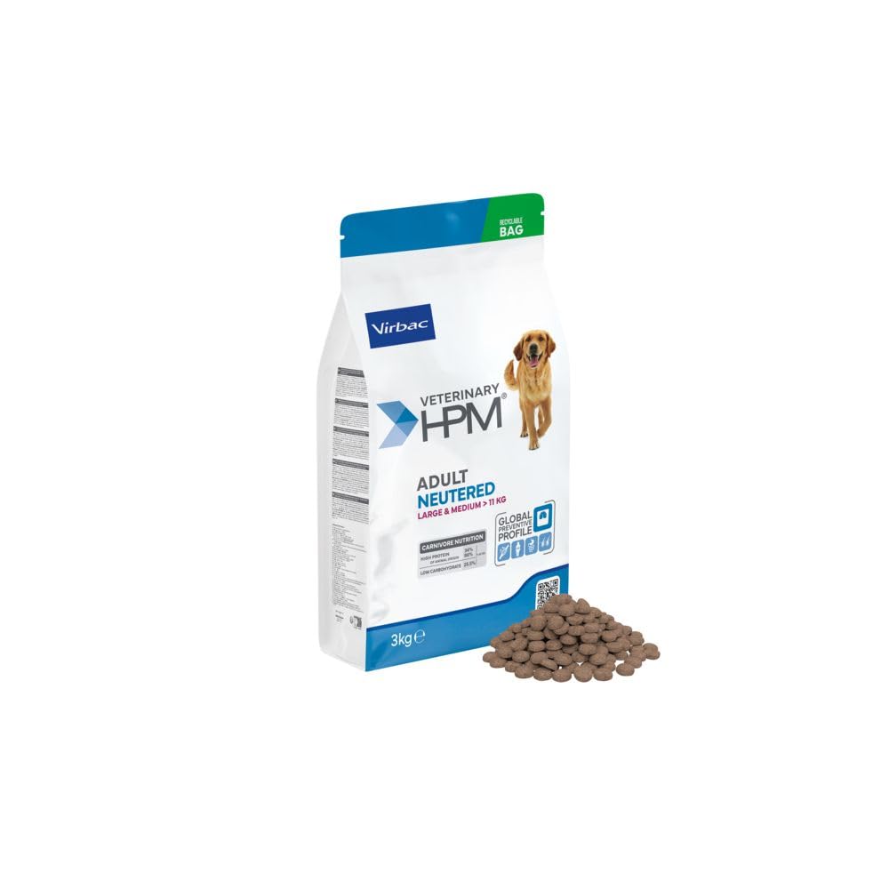 Virbac Veterinary HPM Vet Adult Neut L&M Comida para Perro 16 kg