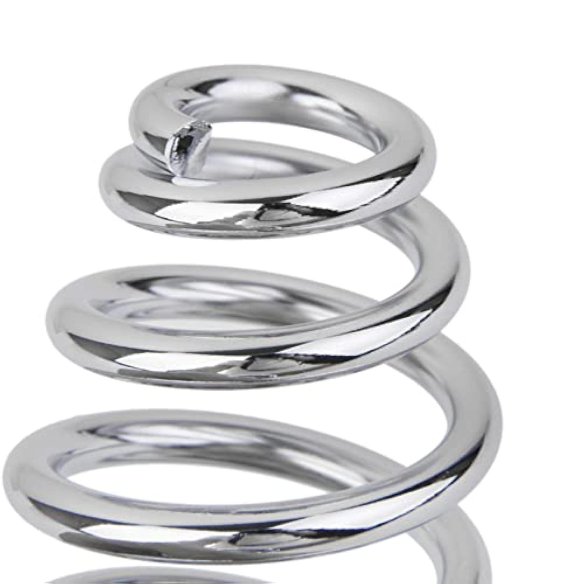 3 Chroe Coiled Solo Seat Springs for Harley Chopper Bobber Motorcycle