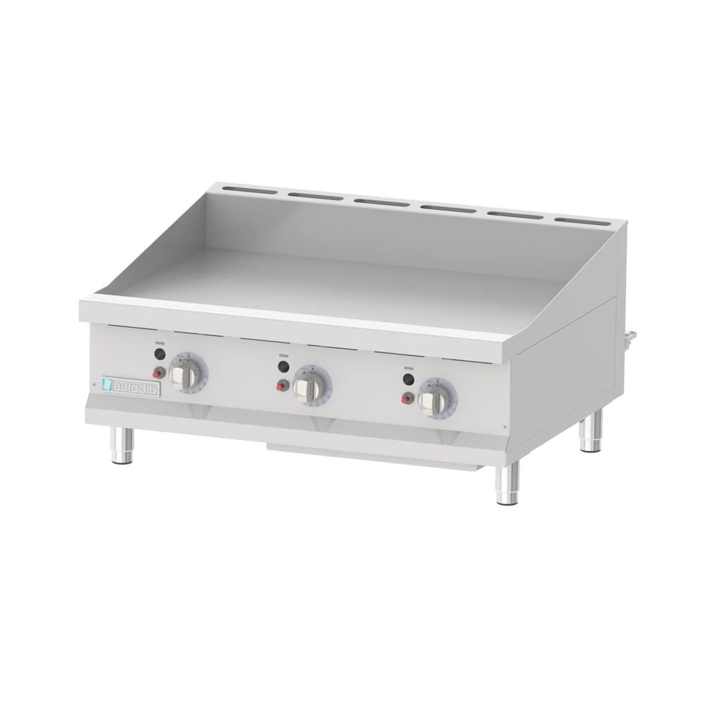 Eurodib T-G36T Commercial Griddle, Gas, Countertop