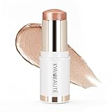 MYMERRY Dewy Highlighter Makeup, Highlighter Makeup Stick for Face and Body, Radiant & Shimmer Glow, Buildable Color for All Day | Vegan & Cruelty-Free | Bronze Caramel Gold 15g/0.53fl.Oz