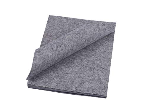 Feutrine souple de qualité supérieure YYCRAFT gris anthracite pour patchwork