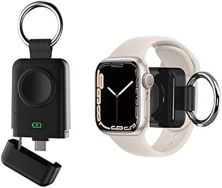 Aukvite for Apple Watch 8 Charger, Portable USB C Charger for iwatch Charger Series, Wireless Charger Magnetic Charger Compatible with Apple Watch Series 8/7/SE/6/5/4/3/2/1, Nike +, Hermes, Edition