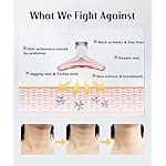 Red-Light-Therapy-for-Face and Neck, Red Light Therapy Wand, 7 Color Led Face Neck Massager for Skin Care, White - Image 4