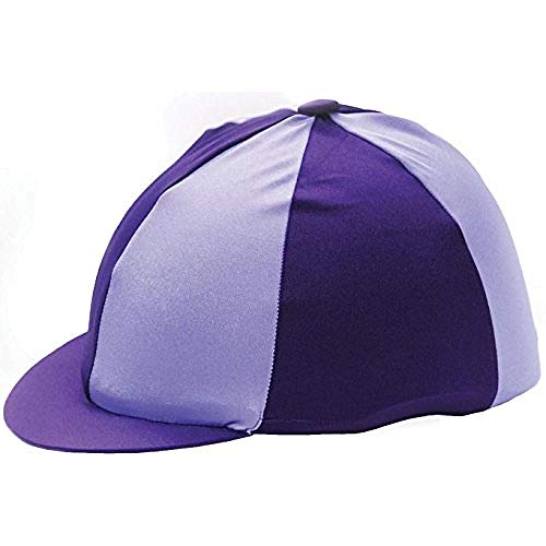 Y-H Lycra Silk Skull Cap Cover in Purple/Lilac