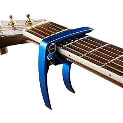 EXENXA Capo de Guitare, Capodastre en métal de Couleur, Accessoires universels Ballad, Pitch Clip MC20 (Couleur : Bleu… - Les Beatles, Paul McCartney, John Lennon, RIngo Starr, George Harrison EXENXA Capo de Guitare, Capodastre en métal de Couleur, Accessoires universels Ballad, Pitch Clip MC20 (Couleur : Bleu… – Image 2