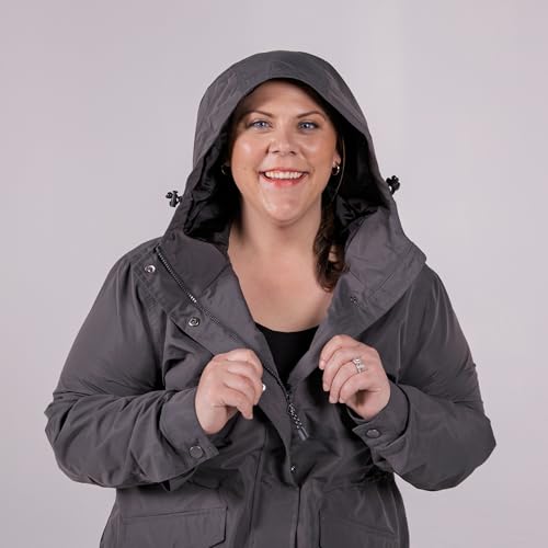 Women's Plus Size 1X-6X Rain Jacket Coat Berwick Trench4