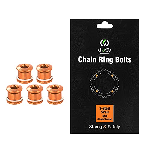 Boulons à double plateau Chooee M8 pour rénover un pédalier de vélo