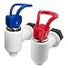 Plastic Water Dispenser Machine Faucet Tap 2 Pcs Red Blue White