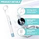 Flintronic Mundspiegel mit LED-Licht, Antibeschlag Dentalspiegel mit 2 Beleuchtungsmodi, Oral Dental Mirror, Mund Zahn Inspektion Spiegel, Aufladbar USB LED Zahnpflegespiegel, für Zahnpflege Ärzte