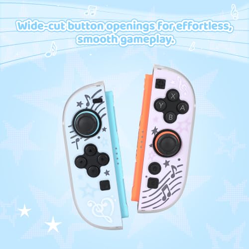 Image of GeekShare Protective Shell Compatible with Switch 2 (Music Notes)