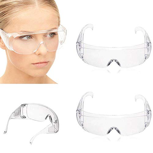 Preisvergleich Produktbild Staubdichte, transparente Augenmaske, für Labor, Medizin, Studenten, Schutzbrille, Antibeschlag-Brille, 5 Stück