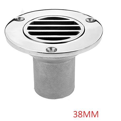 VIGORWORK Yacht Stainless Steel 1-1/2 Inch 38mm Pipe Boat Deck Drain Floor Deck Drainage Fittings for Boat Rowing Boats Accessories Marine - Thumbnail 5