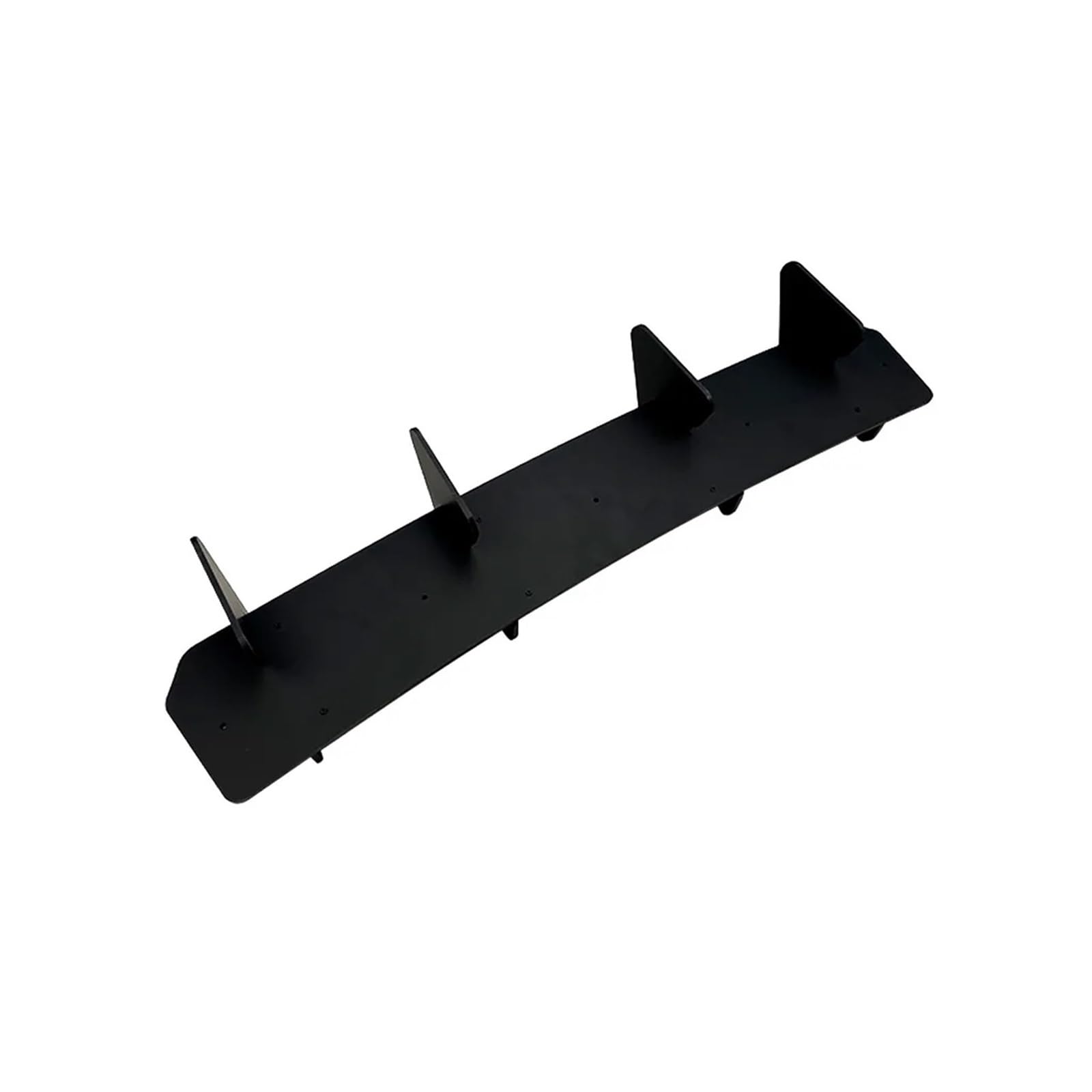 4 Fins Glossy Black Car Rear Bumper Diffuser Rear Side Splitters Spoiler Lip Compatible for VW Golf 7.5 GTI MK 7.5 GTI 2017-2019 ABS