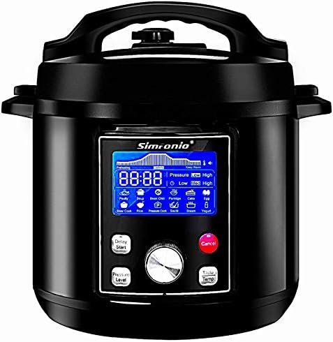 Electric Pressure Cooker 8Qt - Simpot 10-in-1 Steamer Pot Rice Cooker Slow Cooker Egg Cooker Multi Cooker Yogurt Maker Cake Maker- Stainless Steel Hot Pot with Pressure Cooker Cookbook