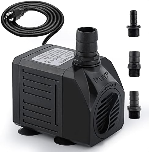 FREESEA Aquarium Submersible Fountain Pump: 550GPH 30W Adjustable Quiet Water Pumps with 7.2ft High Lift for Small Pond | Waterfall | Outdoor | Hydroponic | Statuary