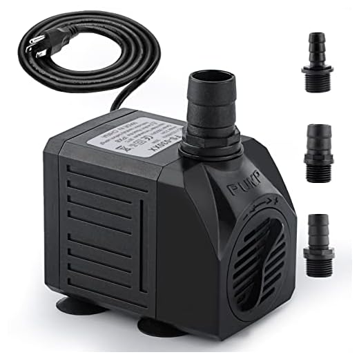 FREESEA Aquarium Submersible Fountain Pump: 550GPH 30W Adjustable Quiet Water Pumps with 7.2ft High Lift for Small Pond | Waterfall | Outdoor | Hydroponic | Statuary