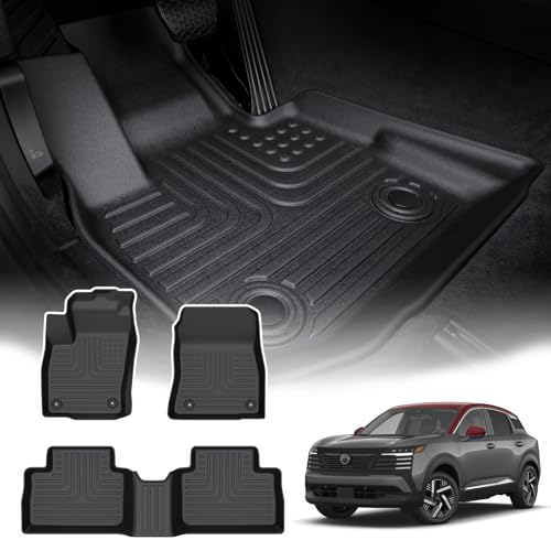for Nissan Kicks Floor Mats 2025 2026,Car Mats for Nissan Kicks S/SV/SR All Weather Floor Mats Cargo Liner Accessories 2025-2026