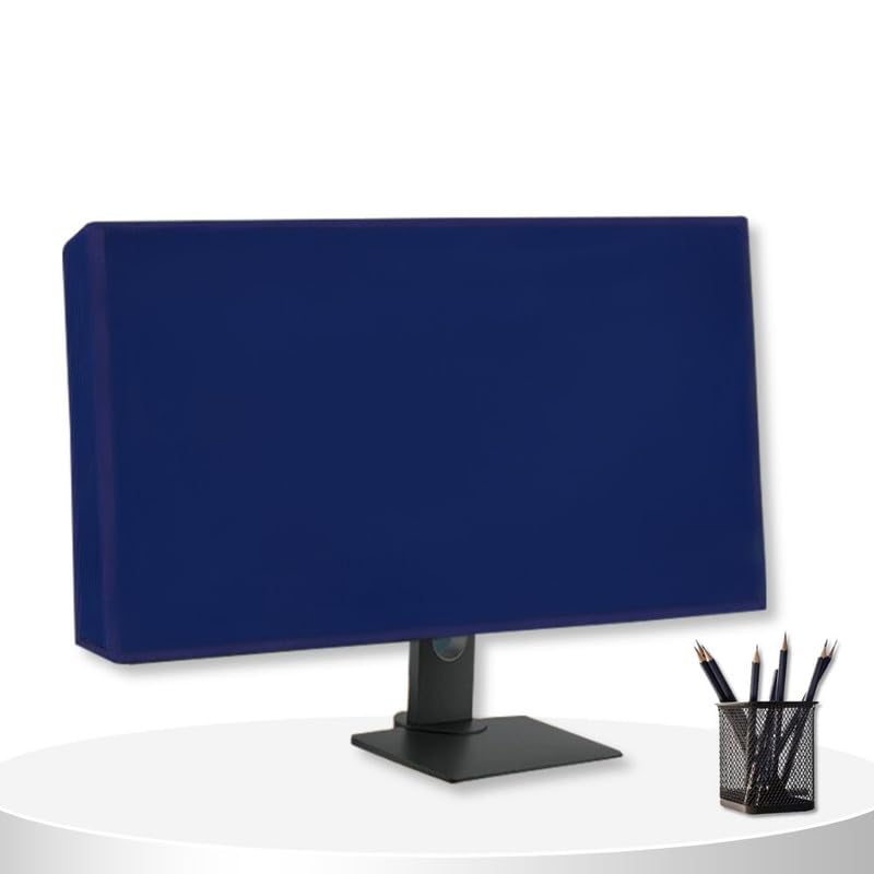 FCS Premium Monitor Dust Cover for BenQ Creative Pro PD2732U | 27" 4K Adobe RGB | Washable & Dustproof Monitor Cover, Soft Fabric | Fits LCD/LED Desktop Monitors-image-36