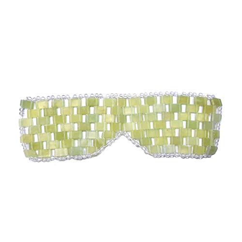 Eye Mask ~ 100% All Natural Jade Stones ~ Soothing ~ Cooling ~ Detoxifying ~ Hot or Cold Therapy
