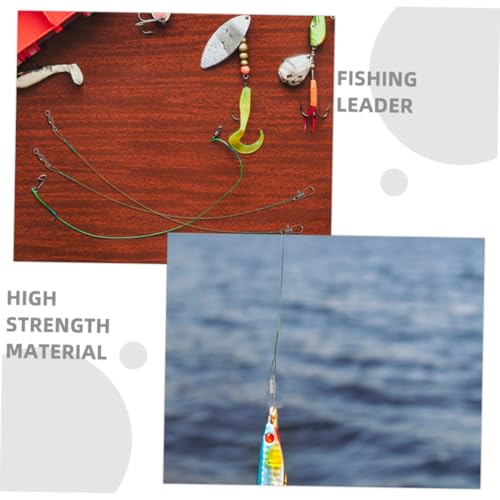balacoo 30 piezas Fishing Leaders Heavy Duty Steel miniatura 3