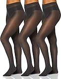 Iris & Lilly by Wolford Damen Blickdichte, Matte 66 Den Strumpfhose, 3er-Pack, Anthrazit, M