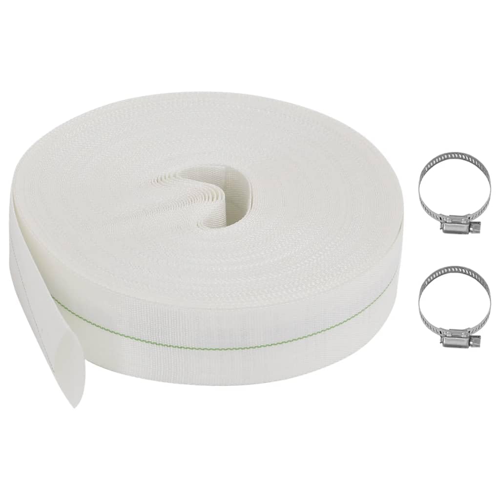 Manguera plana (50 m, 1,5 pulgadas, PE, manguera de descarga para jardinería, agricultura, comercial