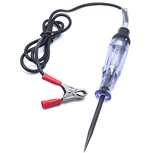 AUTUT Circuit Tester DC 6-24V Long Probe Continuity Test Pen for Car Automobile