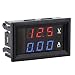 DROK 100173 DROK DIN Rail Digital Multimeter AC Voltmeter Ammeter Power Energy KWh Meter Power Factor Accumulation Time Monitor Multifunction Meter
