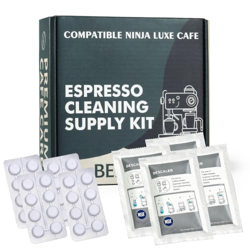 Espresso Cleaning Supply Kit for Ninja Luxe Cafe, Espresso Accessories Kit, 4+4pcs