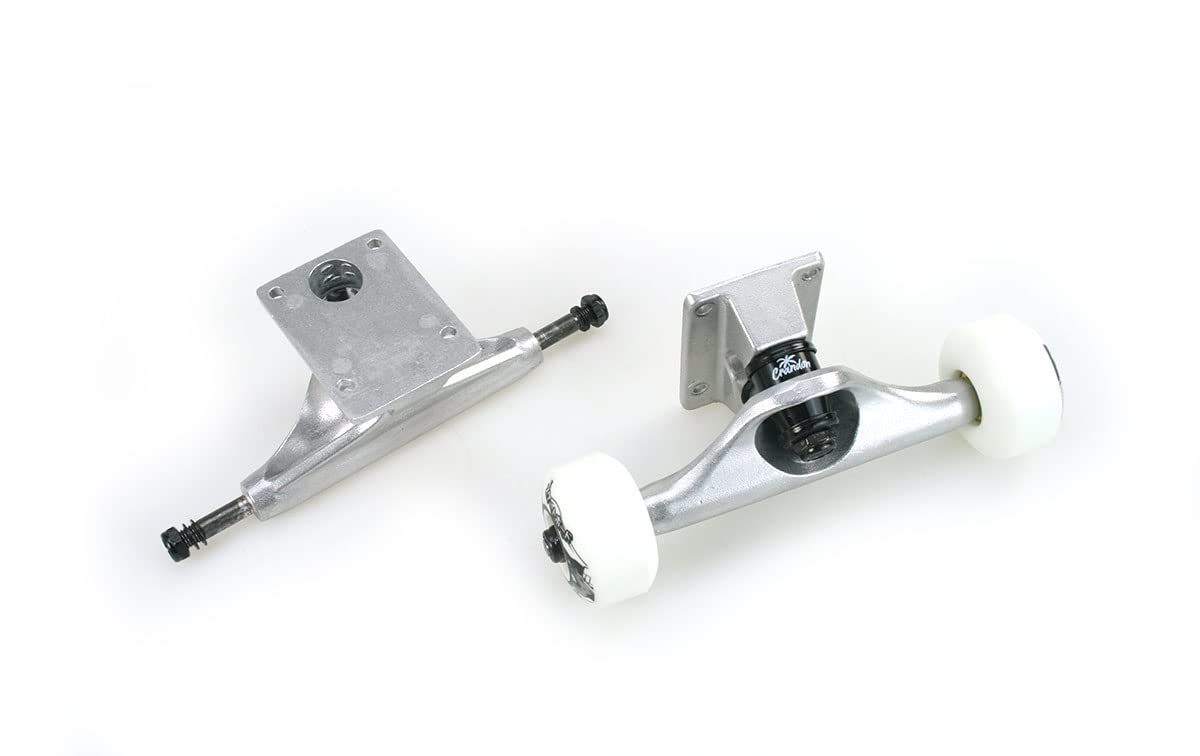SKCFLORIDA-5,25-Raw Incluye 2 Packs Trucks Eje 5'25 Pulgadas (Longitud 20,5 cm) - Valido Principiantes y Profesionales y Todos los Skateboard del Mercado (5'25)