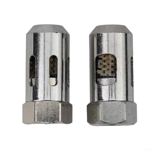 Besttoolifes Puntas de soldador de núcleo de calefacción de metal reemplazables para MT100 HS-1115K Gas Pen en forma de soldador Kit de soldadura de hierro antorcha plata 2 piezas
