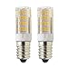 Produktbild Mechok E14 LED Lampen 5W 400LM Glühbirnen statt 40W Halogenlampe LED Glühlampe mit 51 Leuchtmittel Warmweiß 3000K 360° Lichtwinkel Energiesparlampe für Kühlschrank Kronleuchte Wandlampe, 2er Pack