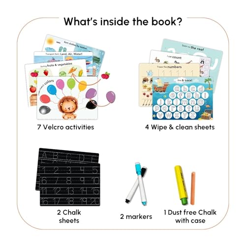 Image of Curious Cub Montessori Busy Book | Toddler Busy Binder for 2-5 Yrs | Activity Binder| Quiet Book| Educational Toys For 3 Year Old| Kids Learning Books 2-3Years| Velcro Books For 2 Yrs Old | Kids Gifts