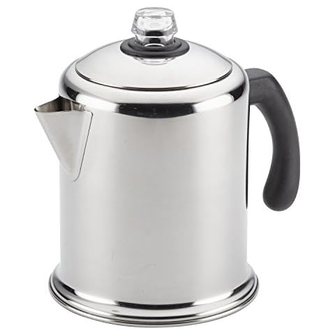 Cafetera Farberware 47053 Classic Yosemite de acero inoxidable para 12 tazas Cover