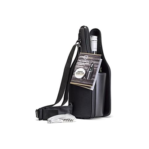 CellarDine Neoprene Wine Cooler Black Cover