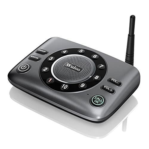 Image of Hands-Free Intercoms Wireless for Home Business, Wuloo Upgrade Two Way Audio Intercom System for Elderly, Full Duplex Room to Room Intercom with 5280 ft Range Clear Sound Anti-Interference, 1-Pack