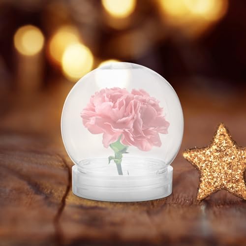 BESTOYARD 30 Pcs DIY Snow Globe Jar 3-Inch Water Globes Party Favor Dome Clear Snow Earth for Wedding Snowglobes Outdoor Plastic