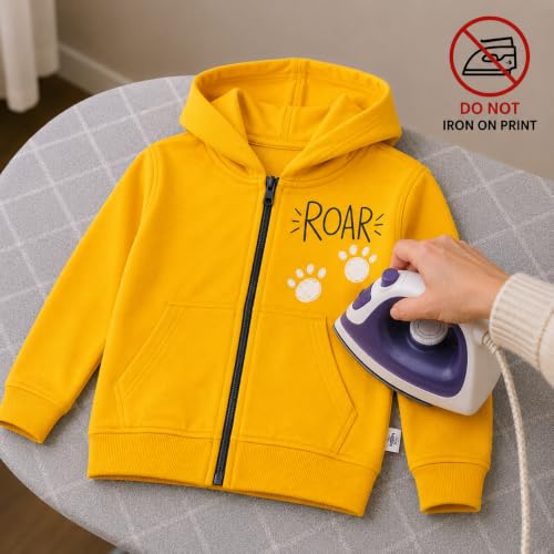 Image of The Mom Store Winter Jackets for Kids | Cute Sweatshirt and Cool Hoodies for Baby Boy and Baby Girls | with Zippers | Hoodie Cap