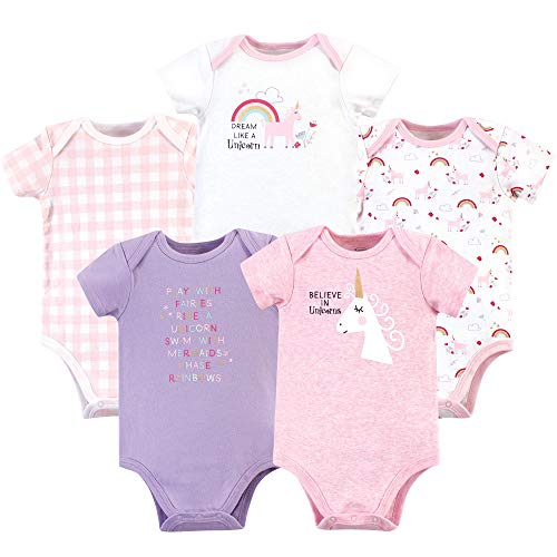 Image of Luvable Friends Unisex Baby Cotton Bodysuits