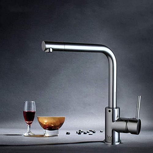 Robinet de cuisine pivotant pour nettoyer l'évier sans éclaboussures