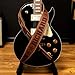 Custom Leather Guitar Strap, Personalized Engraved 2.3