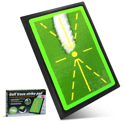 Tapis d'Entraînement de Golf Portable,Tapis de balançoire de Golf - Base antidérapante pour Un Swing précis et Un Feedback immédiat.Usage...